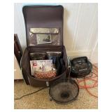 Video Recorder, CD Player, Fan