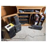 TV Stand, DVD Players, Videos