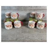 Vintage Brinnï¿½s Santa Mugs with Original Boxes