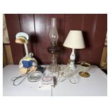 Lulla Bye Luv Lamp, Oil Lamp, Vintage Lamp and
