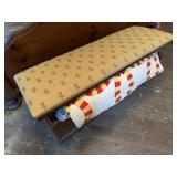 Wooden Chest w/ Quilts