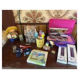 Art supplies, Watches, Sponge Bob items