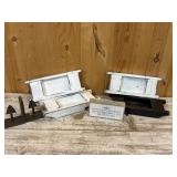 Wooden Candle Holders,Book Ends