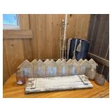 Wood Signs, Box, Display Rack