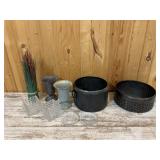 Metal Buckets Metal Vases Glassware