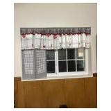 Two Valences and decorative Shutter