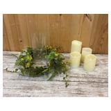 Battery Operated Candles With Table Decor