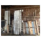 Wood Garage Door Panels and  Painted and Raw
