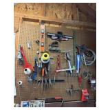 Miscellaneous Tools On Wall