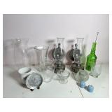 Oil Lamps, Clear Glass