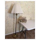Floor Lamp and Vintage General Electric Clock