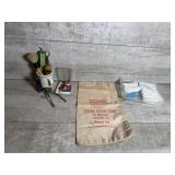 Vintage Barber Items, Money Sack