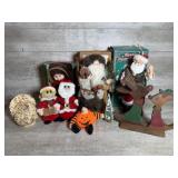 Rockin Santa, 16 inch fabric, Santa, animated