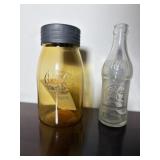 Big Chief soda bottle and 1976 Ball Centennial