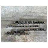 Assorted Snap On, Craftsman Sockets