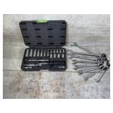 Pittsburgh Pro Deep Socket Set and Ratchet W