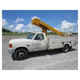 1991 FORD F450 S/A BUCKET TRUCK