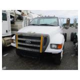 2004 FORD F650XL SD S/A CAB & CHASIS