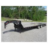2018 IRONBULL DUAL T/A GOOSENECK TRAILER