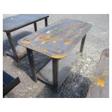 NEW WELDING SHOP TABLE W/SHELF