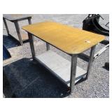 NEW WELDING SHOP TABLE W/SHELF