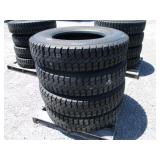 (4) NEW RECAP 11R24.5 HANKOOK TIRES