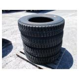 (4) NEW RECAP 11R24.5 AEOLUS TIRES