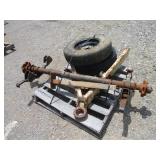 LOT OF TRAILER PARTS