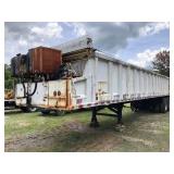 1991 THIELE S0T-50 TRI-AXLE EJECTOR/PUSHOUT TRAILE