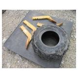 LOT OF CAT SCARIFIER TEETH