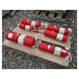 LOT OF (6) FIRE EXTINGUISHERS