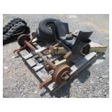 LOT OF TRAILER PARTS