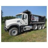 2018 MACK GRANITE GU713 TRI-AXLE DUMP TRUCK