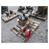 LOT OF MISC CHAINSAWS & TITAN INDUSTRIAL TRASH