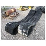 (1) NEW SET OF RUBBER TRACKS