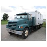 2000 STERLING T/A ENCLOSED FUEL & LUBE TRUCK