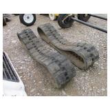 (2) RUBBER TRACKS