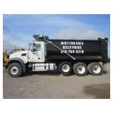 2018 MACK GRANITE GU713 TRI-AXLE DUMP TRUCK