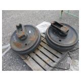 (2) KOMATSU PC400-6 IDLERS