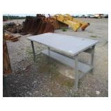 METAL SHOP TABLE