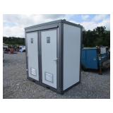 NEW 2-STALL PORTABLE BATHROOM