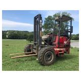 2005 MOFFETT M5500 PIGGY-BACK FORKLIFT