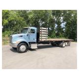 2006 PETERBILT 330 S/A FLATBED TRUCK