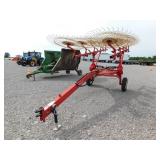 NEW 2017 DURABILT HC12 10-WHEEL HAY RAKE