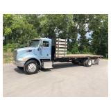 2006 PETERBILT 330 S/A FLATBED TRUCK  112