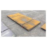 (4) NEW ROAD PLATES  216