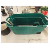 large tote with wheels, NO LID