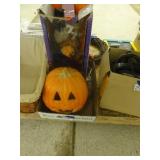 assorted Halloween decor