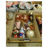 assorted Christmas decorations