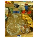 assorted glassware